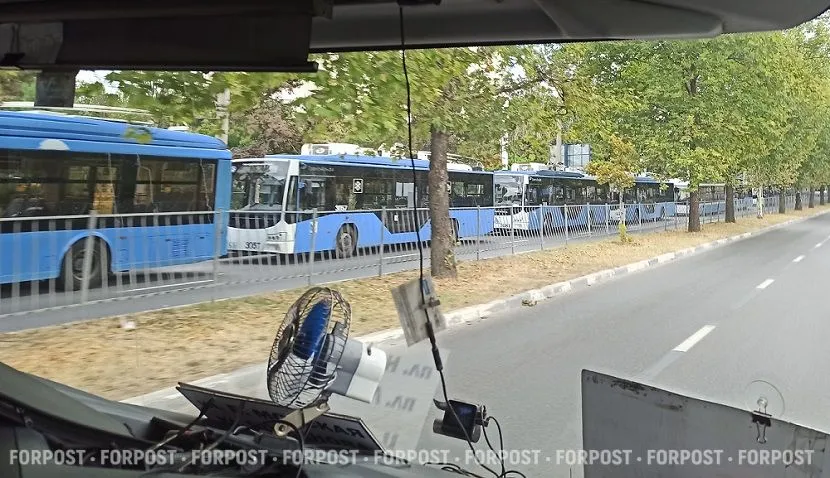 В Севастополе вновь остановились троллейбусы