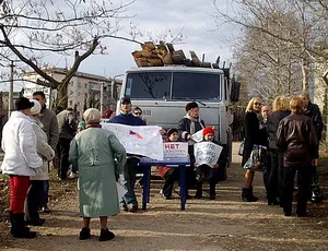 В Севастополе назревает очередное силовое противостояние граждан и застройщика