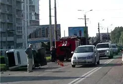 Тройное ДТП в Севастополе: столкнулись маршрутка, "Мерседес" и "Фиат"