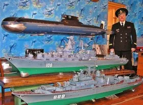 Судомоделист из Севастополя создал копии всех главных кораблей российского флота