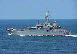 Корабль эскадры ВМФ РФ остановился в Испании на отдых