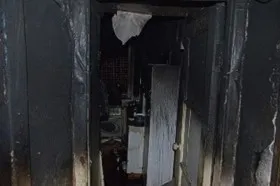 В Севастополе мужчина и женщина оказались в охваченной огнем квартире