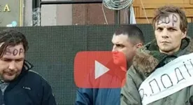 Бездельники с киевского майдана организовали показательный самосуд