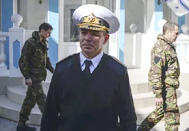 Командующий ВМС Украны контр-адмирал Сергей Гайдук призывает к диалогу и переговорам на всех уровнях