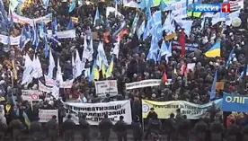 Митинги в центре Киева: предприниматели перекрыли Крещатик