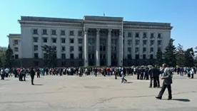 В Одессе активисты Евромайдана атаковали митинг памяти жертв 2 мая