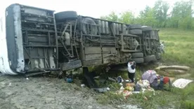Один из автобусов в ДТП под Хабаровском выехал на встречную полосу
