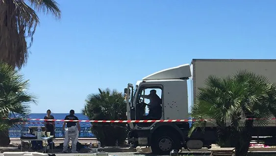 Обнародовано видео ликвидации террориста в Ницце