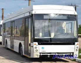 Севастопольцам показали новые городские троллейбусы