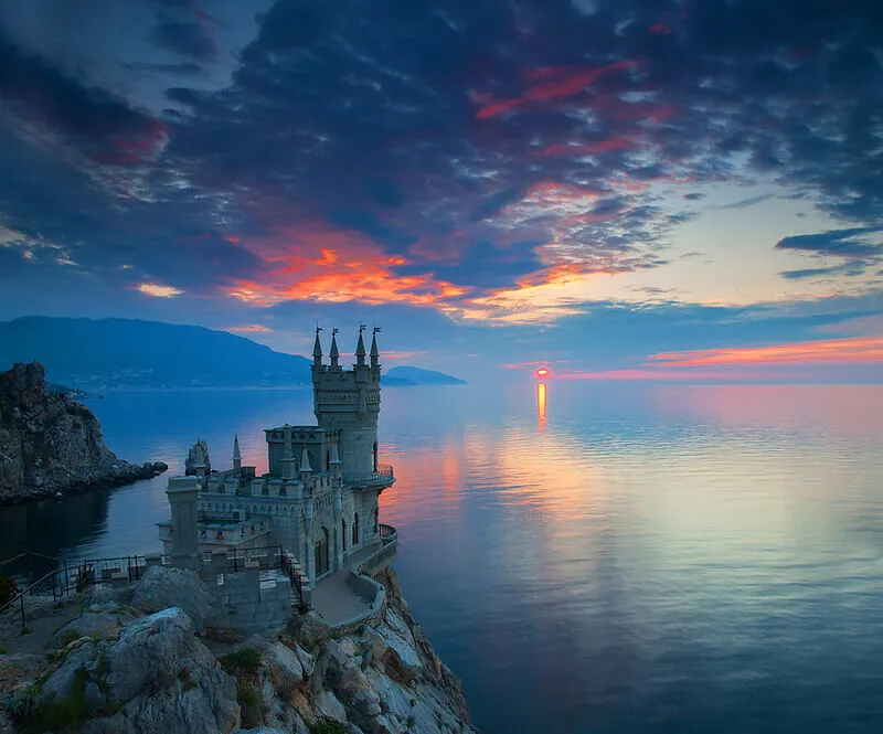 Ласточкино гнездо, Крым, море, замок, туризм