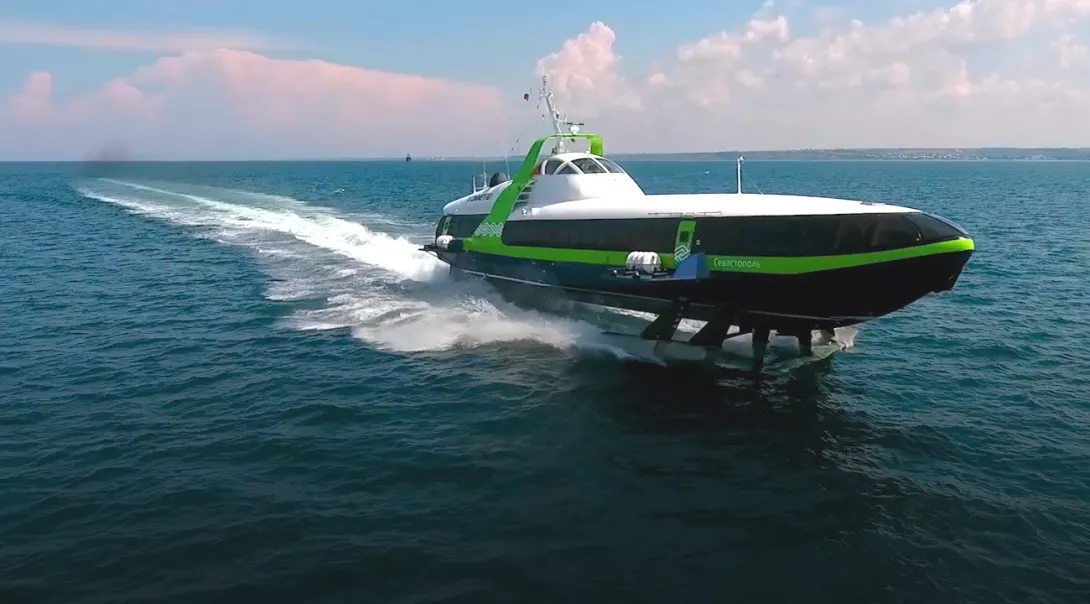 Морская &#8220;комета&#8221; в Крыму