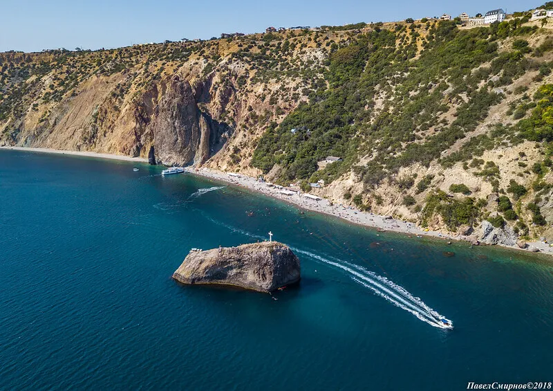 Фиолент, море, скала святого Явления, Георгиевский монастырь, Яшмовый пляж, Севастополь