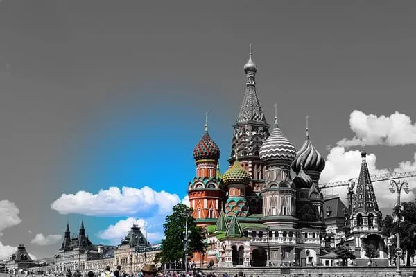 Москва, Красная площадь, Храм Василия блаженного, кэшбек