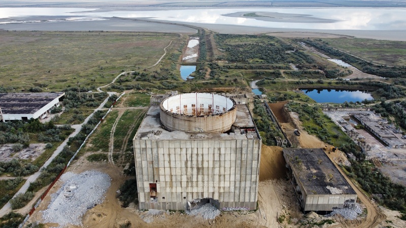 крым щелкино АЭС история наследие промышленность развалины закрыто