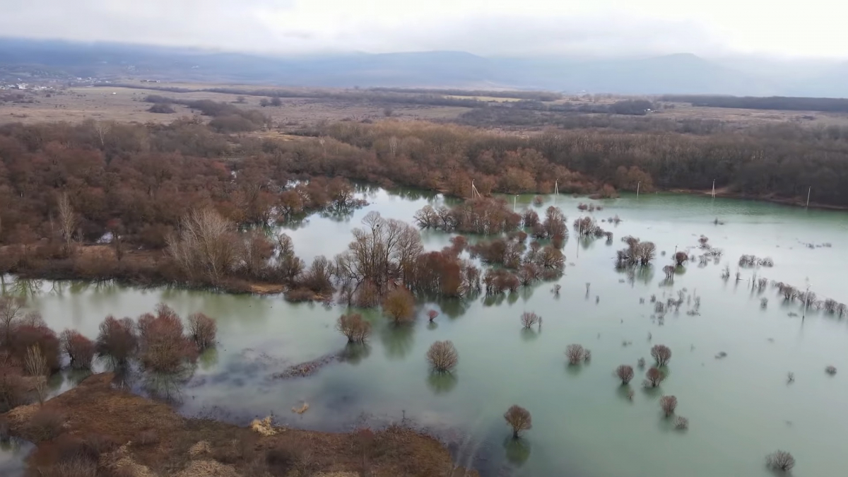 Севастополь река Черная Узунджа Чернореченское водохранилищ