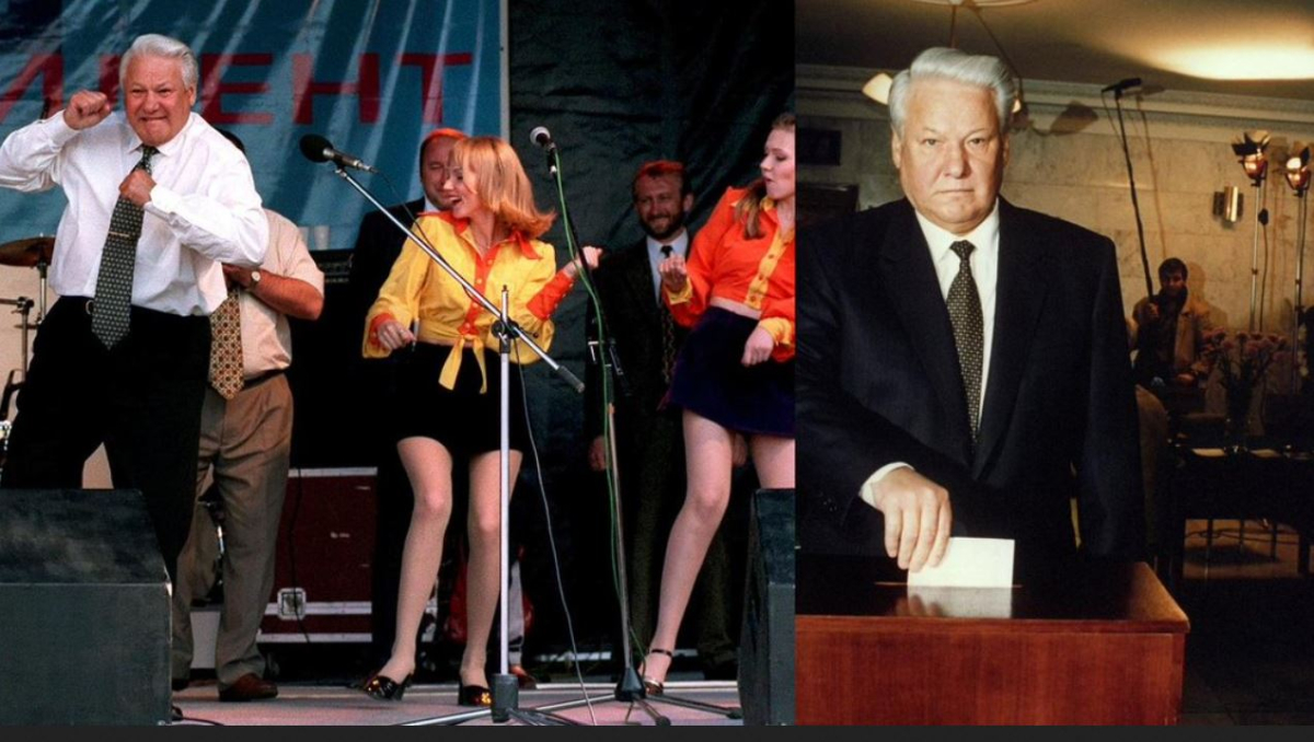 Ельцин и Зюганов 1996. Предвыборная кампания Ельцина 1996. Выборы 1996 года в России Ельцин и Зюганов.