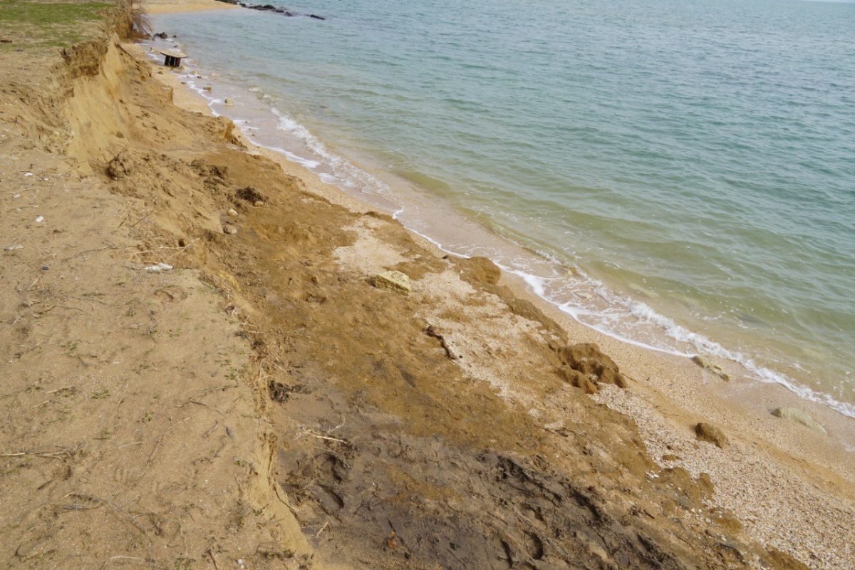 крым керчь героевское черное море берег подтопление разрушение