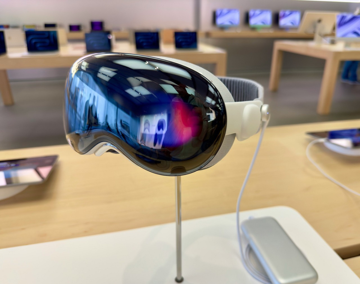 Apple Vision Pro очки смешанной реальности дополненной гарнитура виртуальной