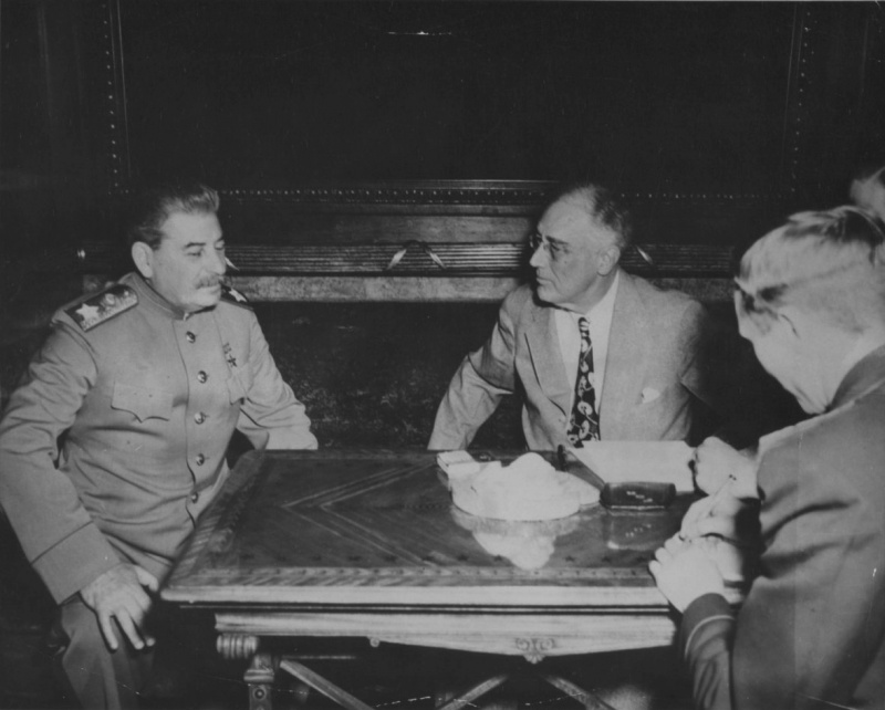 сталин рузвельт крым ливадия ялтинская конференция переговоры