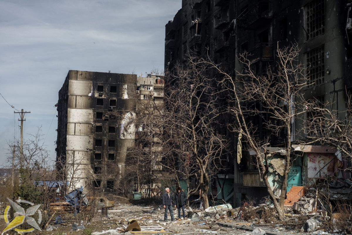 разрушения в мариуполе ДНР 2022 весна март
