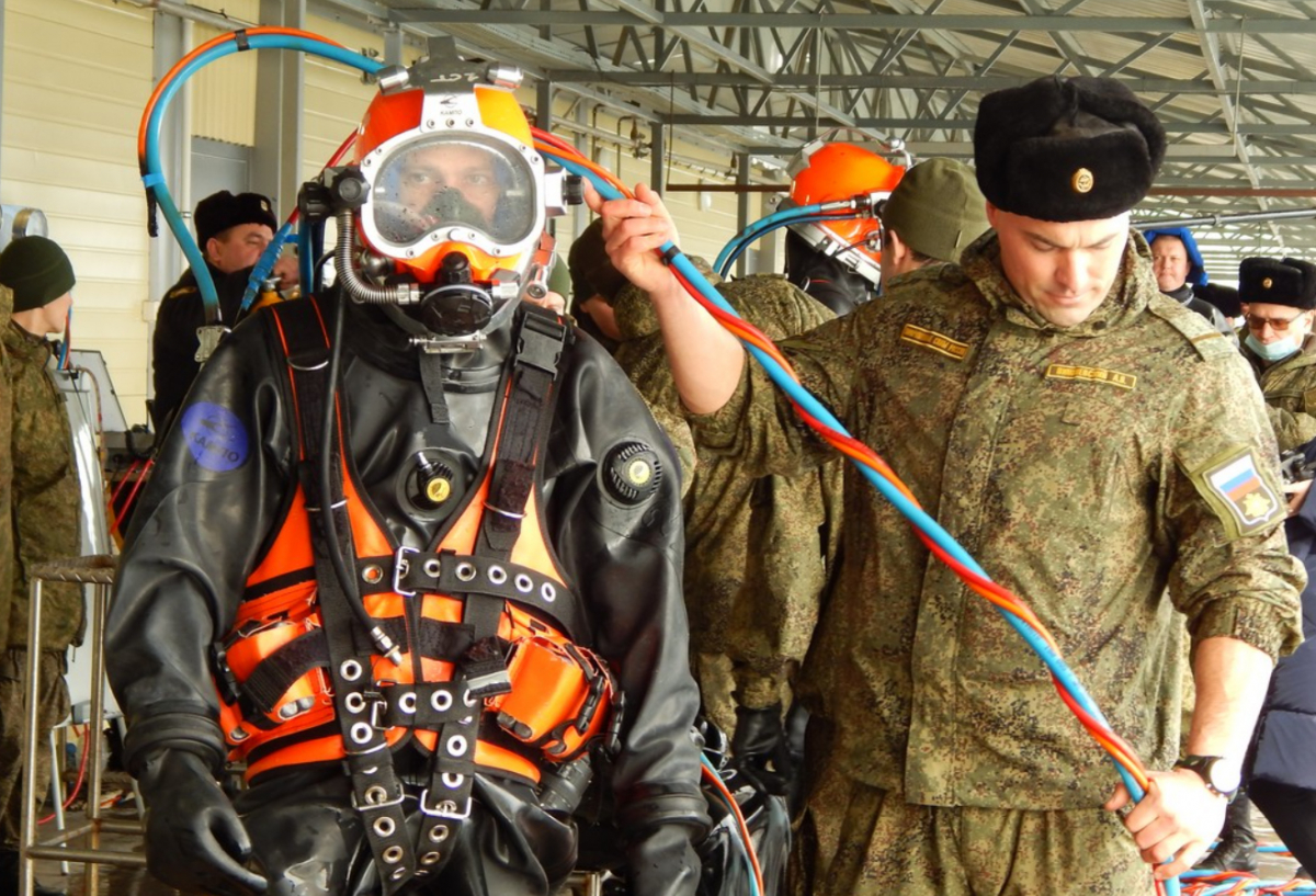 водолазы, учения, ВМФ России