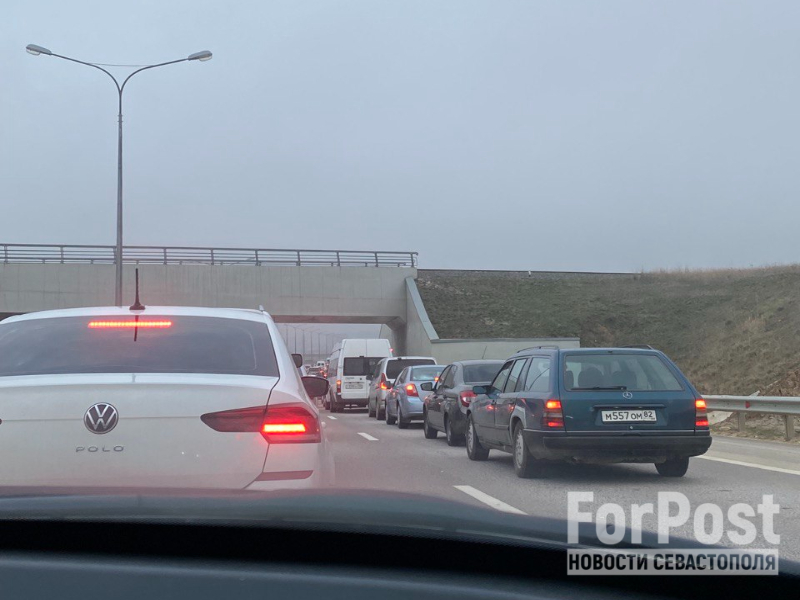 крымский мост подъезд тамань пробка автомобили