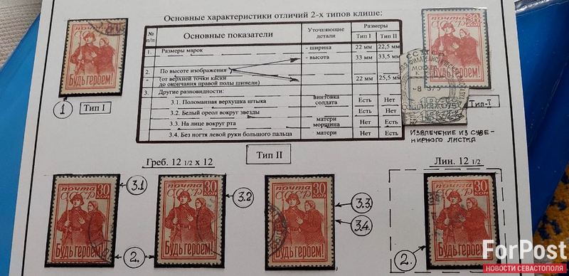 крым симферополь война марки коллекция герои