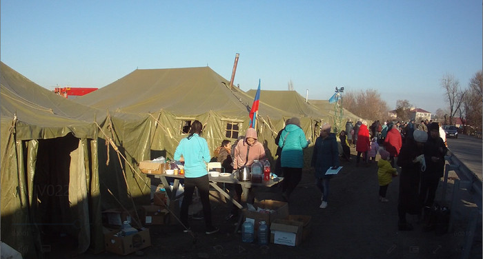 лагерь беженцев луганск лнр донбасс спасение эвакуация апрель 2022