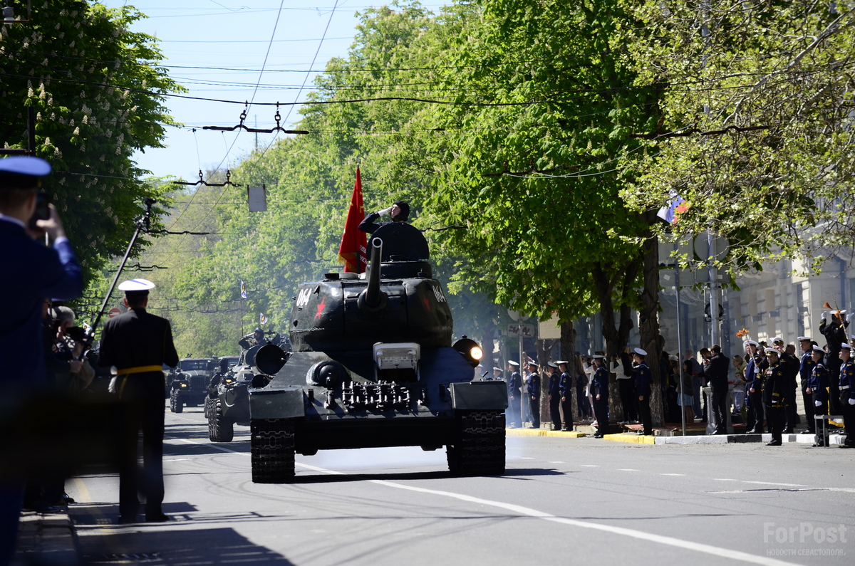 т-34 на параде победы в севастополе