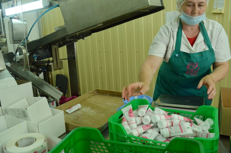 крем крымская роза упаковка в тюбики завод производство