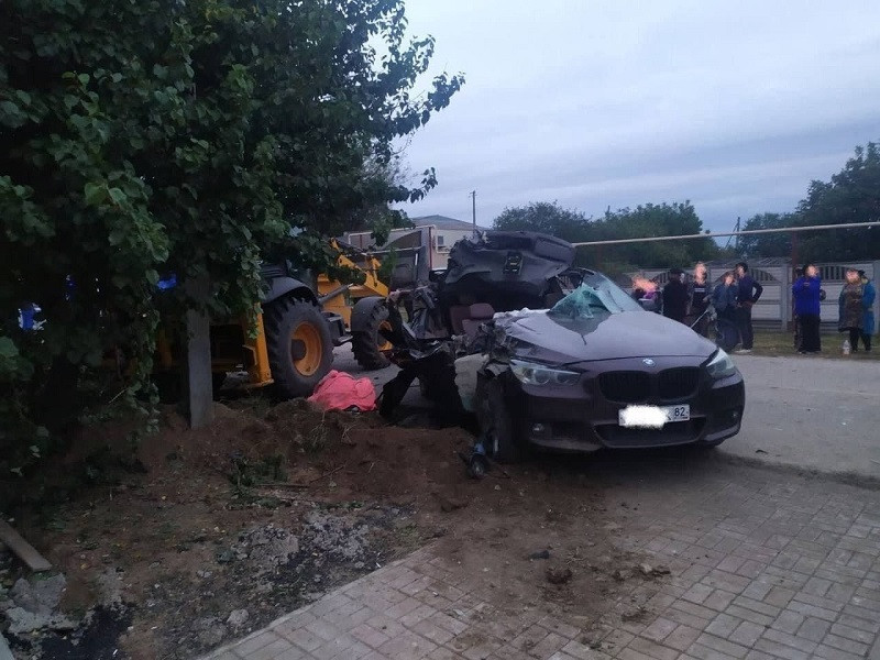 крым дтп авария смерть BMW пассажир водитель