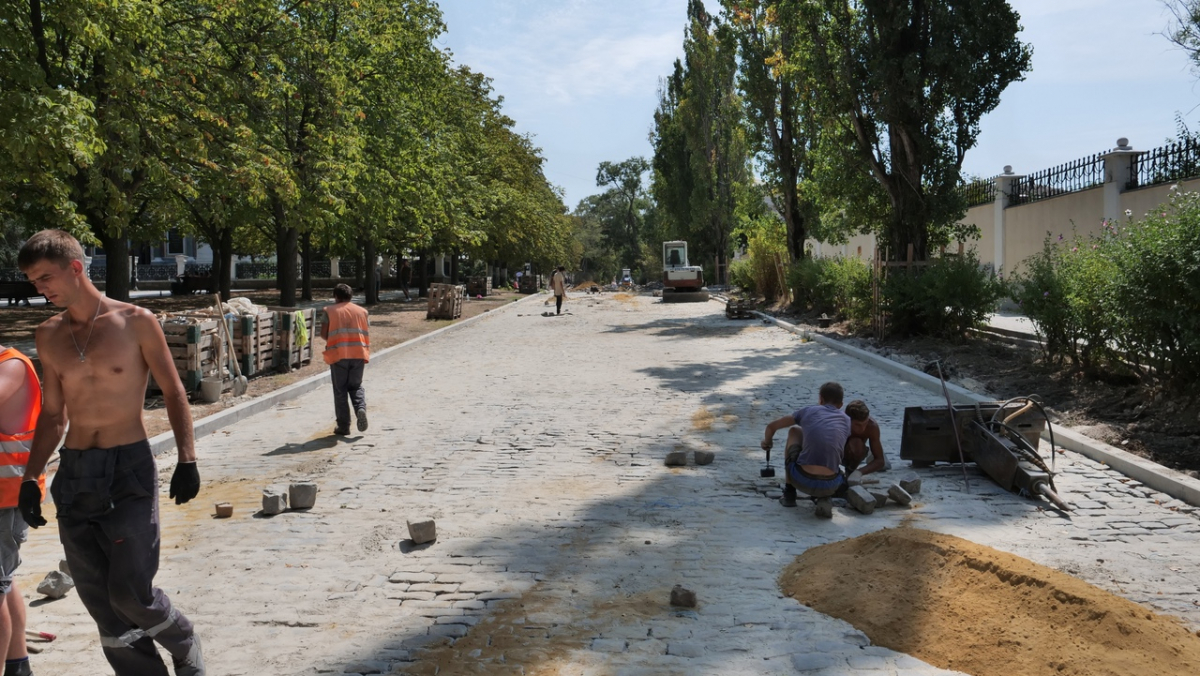 ремонт улица дорога транспорт город севастополь