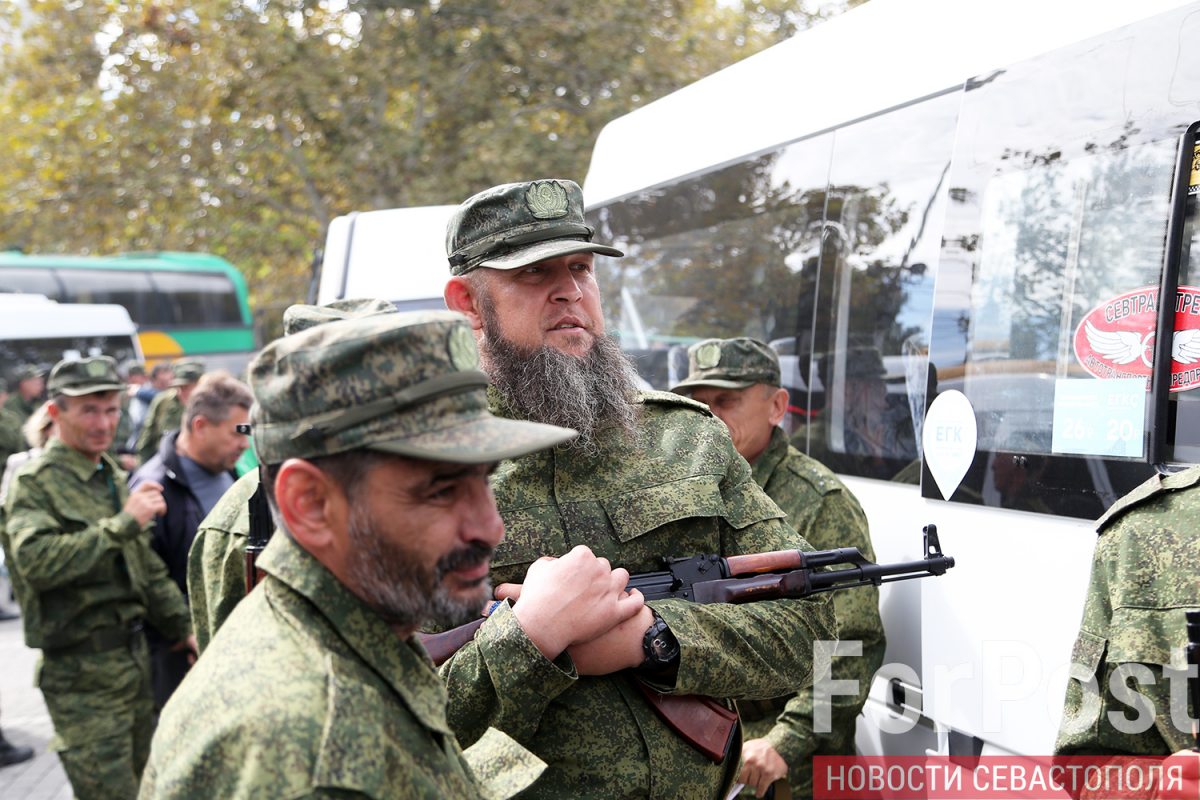 бойцы, Севастополь, мобилизация