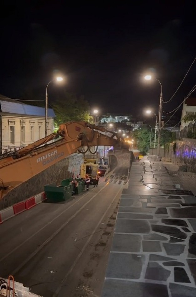 севастополь адмирала октябрьского ремонт улица подпорная стена 