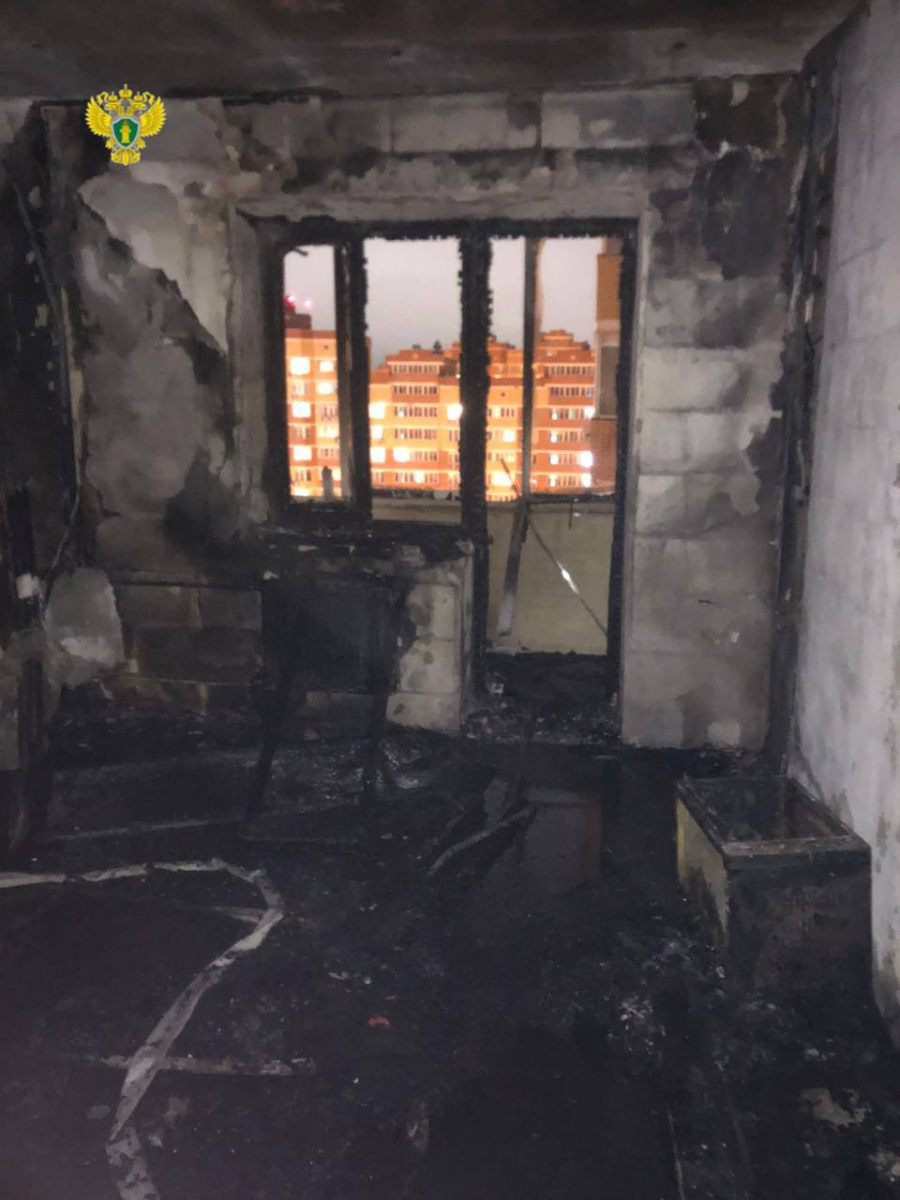 пожар новая москва прокуратура место происшествия выпали из окна