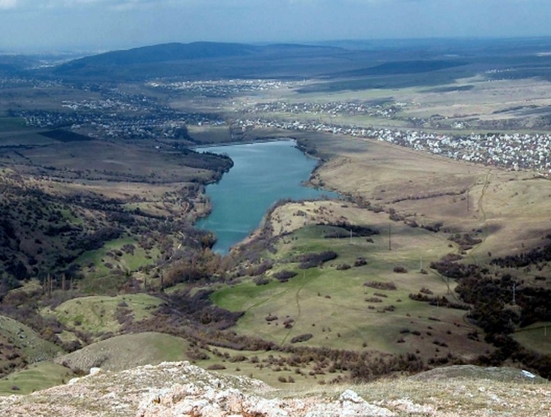 крым аянское водохранилище вода запасы природа засуха дефицит