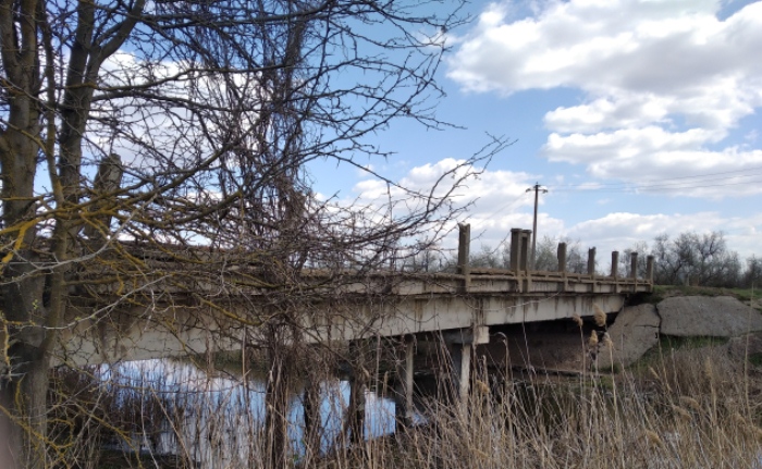 крым джанкой мост разрушение дорога проезд ремонт село