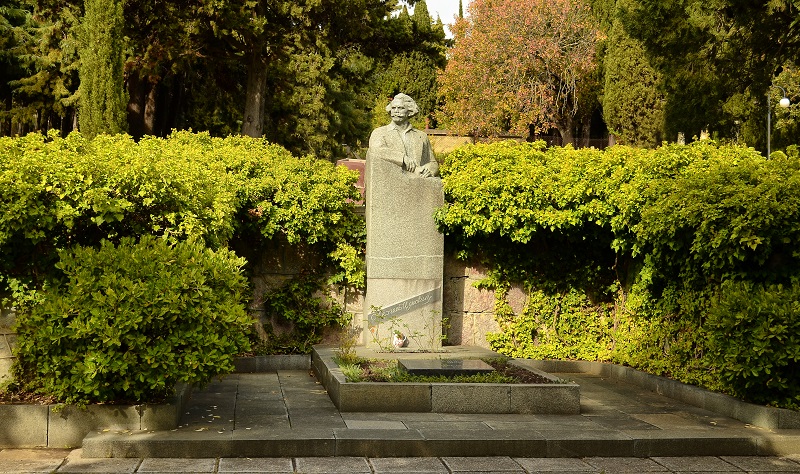 крым алушта литература писатель сергеев-ценский могила памятник