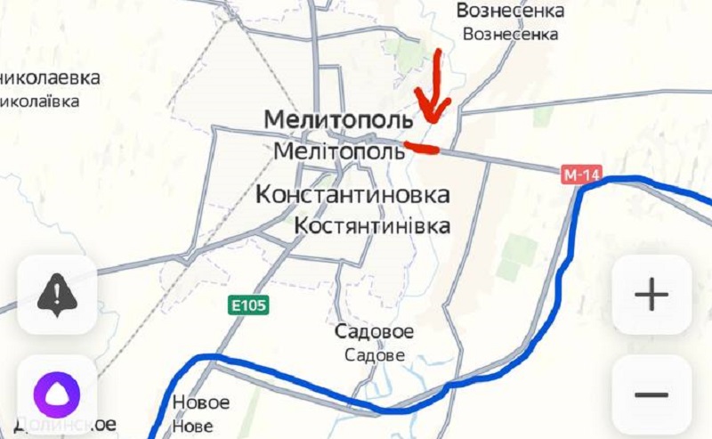 дорога мелитополь взрыв безопасность украина карта маршрут грузоперевозки цуркин