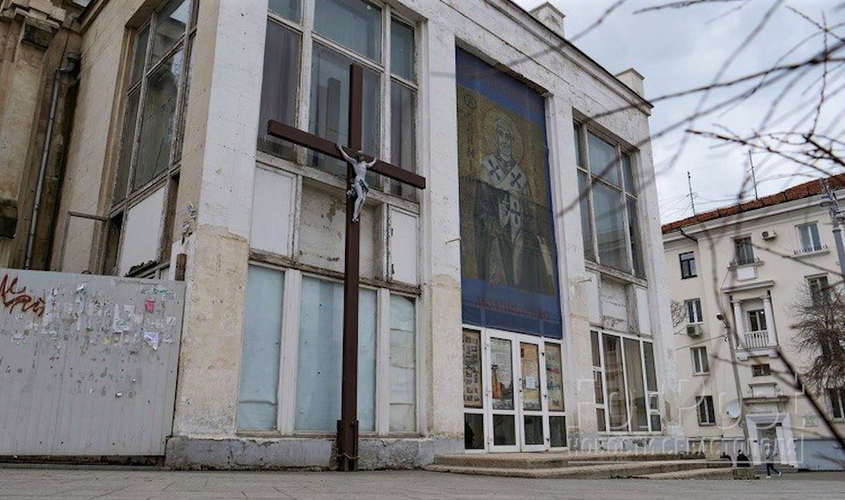 Севастополь католический костел площадь Ушакова реконструкция